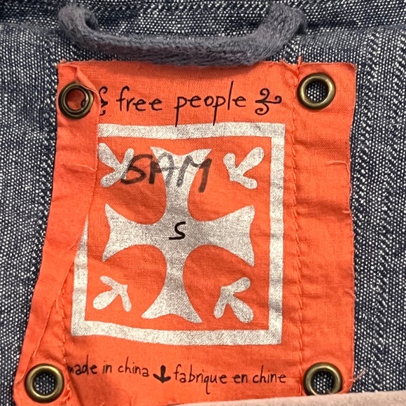 Free People chambray jacket - Picture 6 of 10